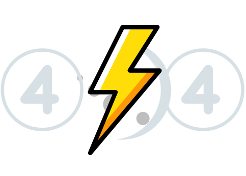 2024最新黄色闪电404错误页面代码：CSS + HTML打造炫酷404效果  第2张