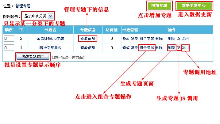 帝国网站管理系统(EmpireCMS)帝国cms管理专题教程  第2张